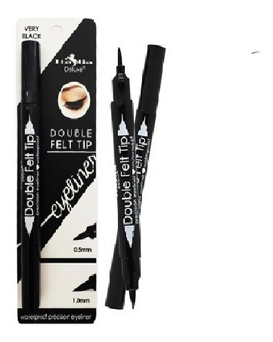 Delineador Doble Punta  Felt Tip Eyeliner Italian Deluxe