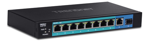 Trendnet Switch Gigabit Poe+ No Administrado 10 Puerto 8 X 1