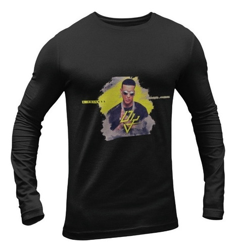 Polera Manga Larga Daddy Yankee Legenddady Reggaeton Rostro