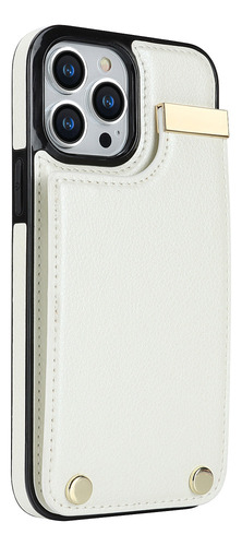 - Funda De Piel Tipo Cartera Con Ranuras Verticales Para