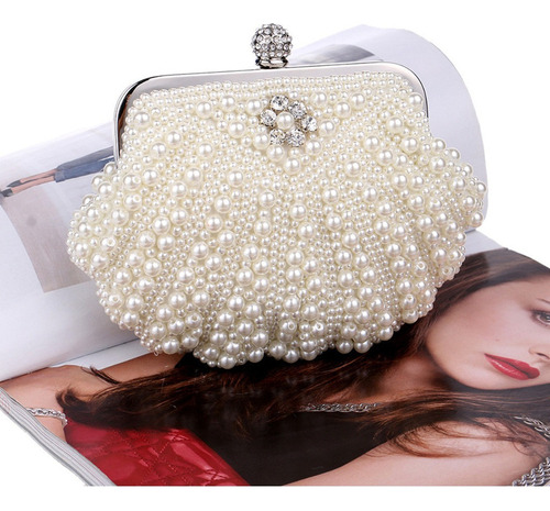 Bolso De Noche De Perlas For Mujer Bolso De Mano For Fiest