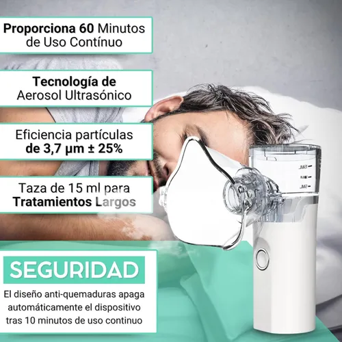 Nebulizador Recargable Portátil Adulto Y Pediátrico