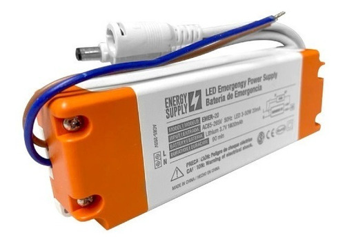 Kit Emergencia Led Driver 50w 90-120min Sistema Universal