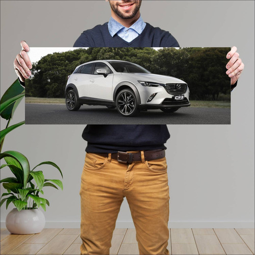 Cuadro 30x80cm Auto 2015 Mazda Cx 3 Au Auto 63