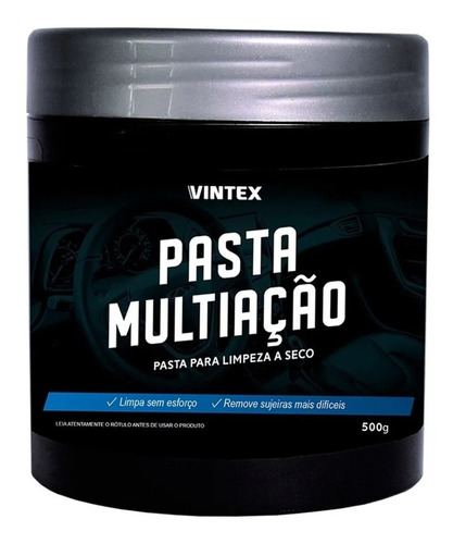 Pasta Multiação Limpeza De Sujeira Limpa A Seco 500g Vonixx