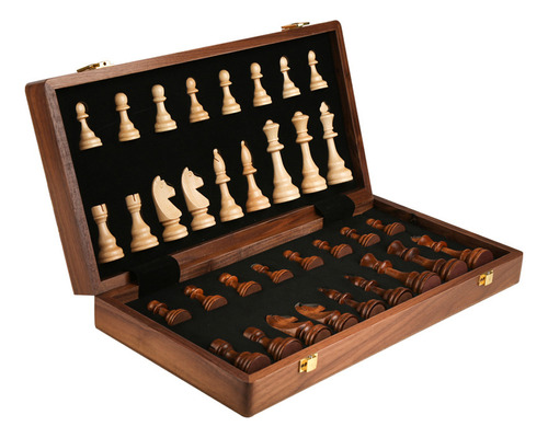 Juego De Madera Chess 15 Pulgadas De Almacenamiento Y Juego