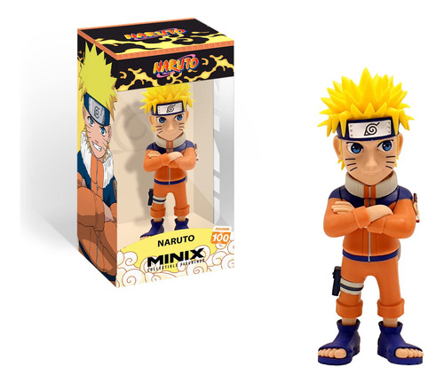 Mego Naruto: Naruto Uzumaki Minix Figura De Vinilo