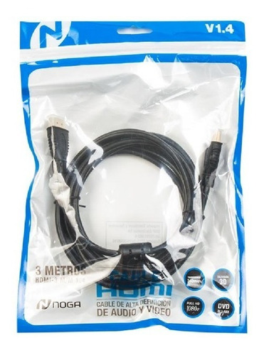 Cable Hdmi 3 Mts 4k 3d Ultra Hd 30fps 10.2 Gbps Hdmi A Hdmi