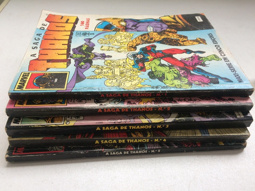 Hq - A Saga De Thanos - Completa - Ed. Abril 1992/1993 (Usado)