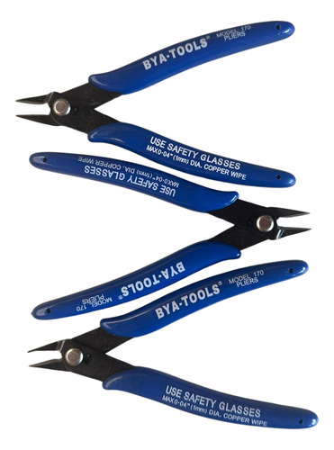 Kit 5 Alicates Corte Rente Diagonal - Corte De Cabos E Fios