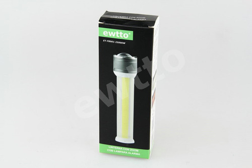 Linterna C/zoom Y Lampara C/luz Roja + Power Bank Ewtto 8901