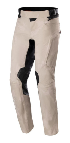 Calça Alpinestars Amt 10 Impermeável Verão Bege Motociclista