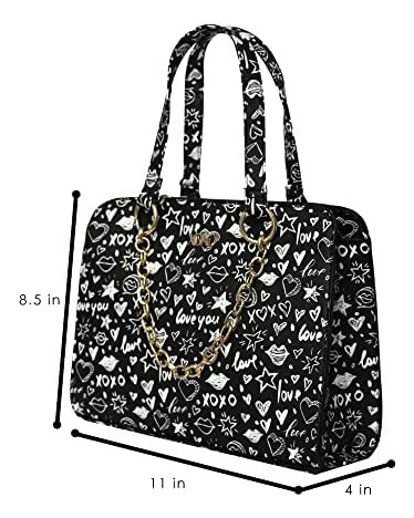 Xoxo Bolso De Mano Para Mujer Bolso Grande Con Estampado De