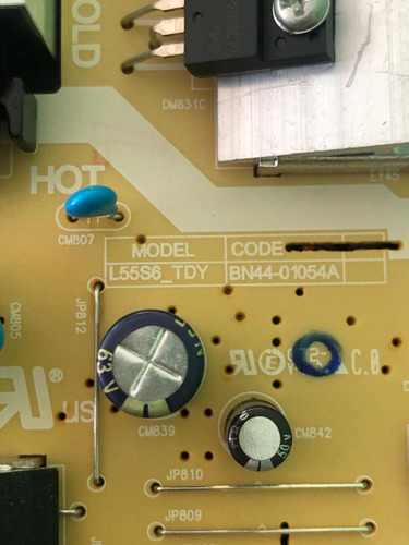 Fuente Para Tv Samsung Modelo Un58au7000f (Usado)