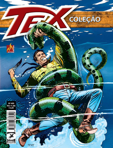 Tex Coleção Nº 480: O poço dos sacrifícios, de Nizzi, Claudio. Editorial Mythos, capa mole em português, 2019