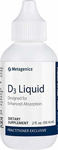 Vitamina D Líquida De Metagenics - 2 Fl. Oz. - Salud Ósea, Cardiovascular