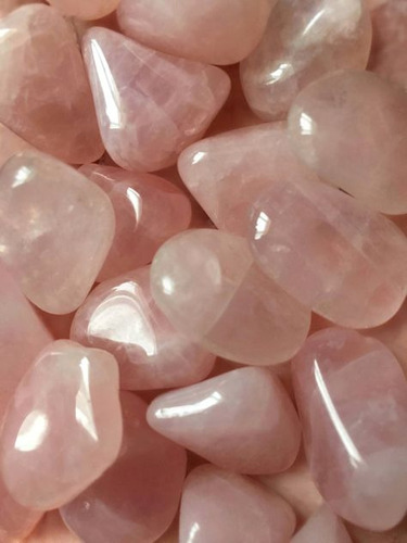 7 Pzas Cuarzo Rosa / Cuarzo Seleccionado Calidad Rosa, Es Un Producto De Selección.