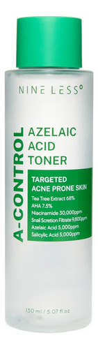 Nine Less Tónico Exfoliante A-control Ácido Azelaico 150 Ml Momento De Aplicación Día/noche Tipo De Piel Todo Tipo De Piel