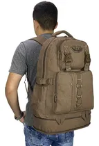 Comprar Mochilas Masculinas Notebook Escolar Camping 50 L Lona Reforçada Viagem Acampamento Trilha Pescaria Trabalho Expansível