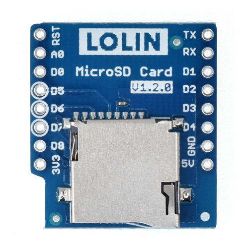 Wemos D1 Mini Lector De Tarjeta Micro Sd Shield 