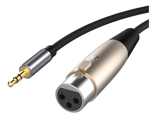 Cable Adaptador Xlr A 3,5 Mm Micrófono Estéreo Para
