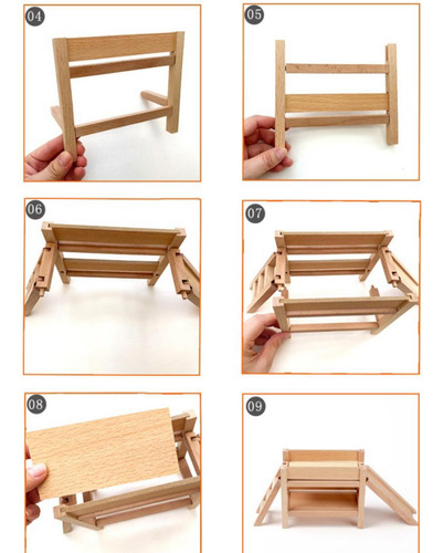 Bloques De Construcción De Madera Rompecabezas De Madera
