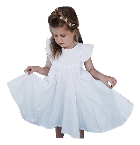 Vestido De Princesa Para Niñas Trajes De Playa Casual Con