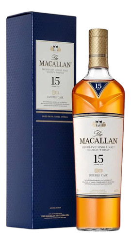 Whisky The Macallan 15 Años Double Cask 700m Con Estuche