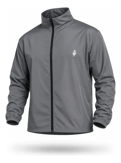 Casaco Corta Vento Frio Masculino Fitness Academia Com Ziper