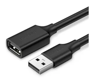 Cable de extensión Ugreen USB 2.0 de 2 m, color negro