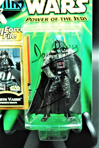 Figura Autografiada Star Wars Power Of The Jedi Darth Vader (Usado)