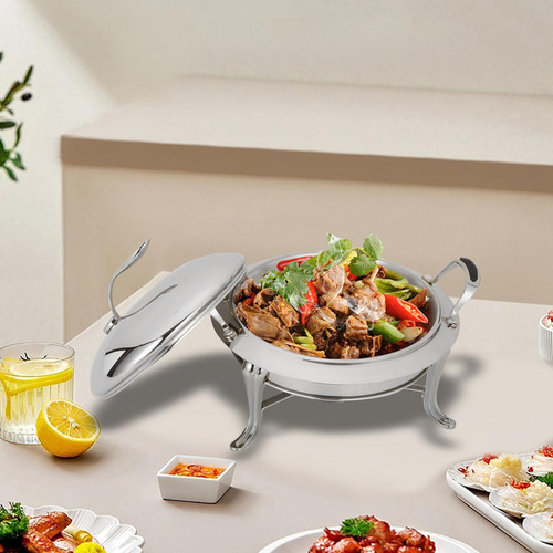Plato De Frotamiento, Olla Caliente Espesa, Calentador Plata