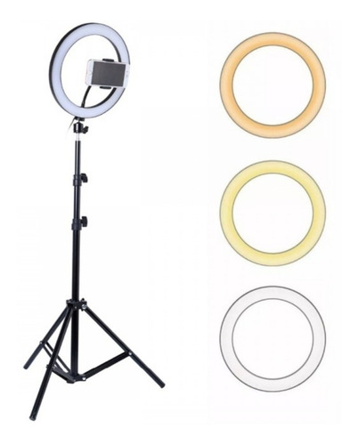 Anillo Aro Luz Led 26 Cm Fotografía Selfie Trípode Ajustable