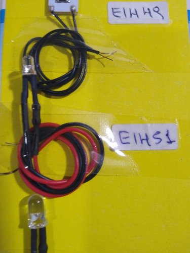 Imagen 5 de 5 de Nico 3 Leds De 3 Mm, Resistencia Y Cable Esc.todas (eih 51)