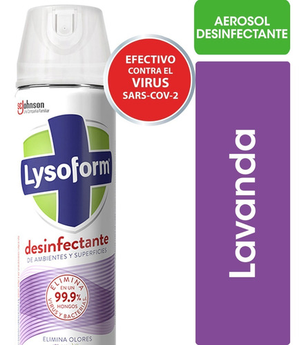 Lysoform Desinfectante Aerosol Lavanda - 6 Unidades