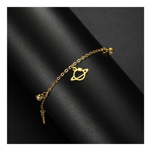 Planet Universe Pulsera Tobillera Con Cuentas De Cristal