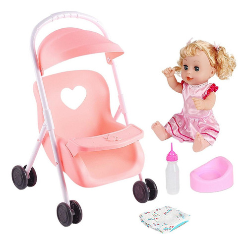 M0r Mi Primera Muñeca De Bebé Cochecito De Cuerpo Suave