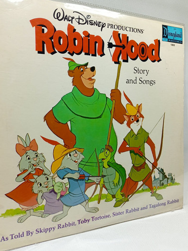 Robin Hood Disco Vinilo Historia Canciones En Ingles Usado