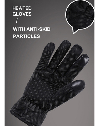Guantes De Ciclismo De Dedo Completo, Calefactados En Invie