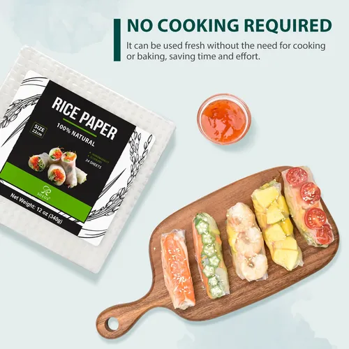 Papel De Arroz Soeos - Ideal Para Rollos Frescos Y Dumplings
