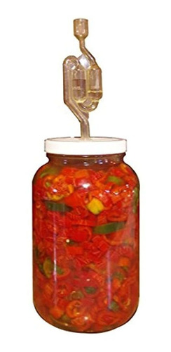 The Picklemeister Glass Fermentation Jar Picklemeister 1 Gal