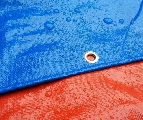 Lona 5x5 300 Micras Azul Reforçada Impermeável