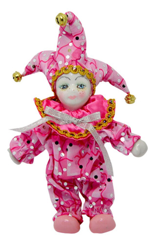 Muñeca Arlequín, Linda Muñeca Triangular, Hecha A Mano,