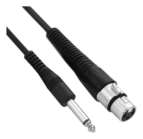 Cable De Micrófono Xlr Hembra 6.3mm (1/4 Pulgada) 15 P...