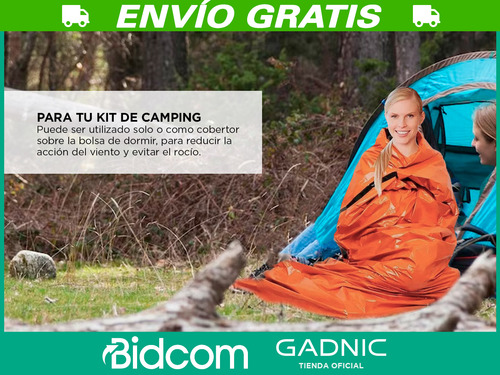 Bolsa Para Dormir Camping Ligero Y Portátil Reflectivo