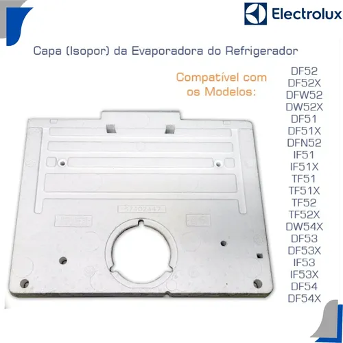Capa Isolação Isopor Geladeira Electrolux Df54 Dfn52 Dfw52