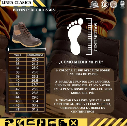 Calzado Seguridad Botin Boris Puntera De Acero Dielectrico