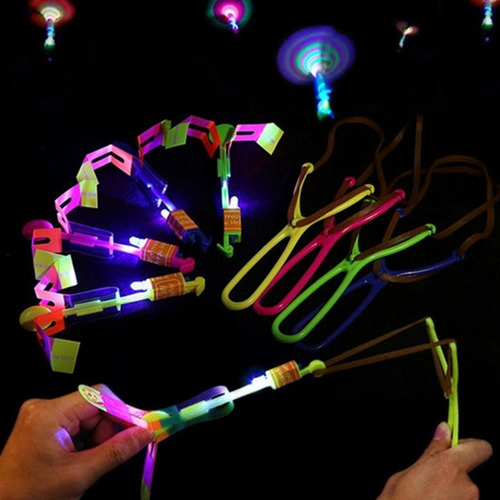Girocoptero Com Luz Led Pirocoptero Vai E Volta Kit C/ 120