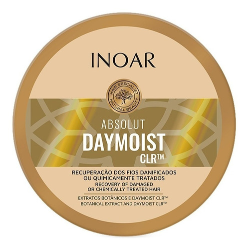 Imagem 2 de 4 de Máscara Inoar Absolut Daymoist Reparação Total 250g