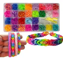 Comprar Kit Pulseras De Gomitas Loom Bands - Coloridas Y Divertidas!